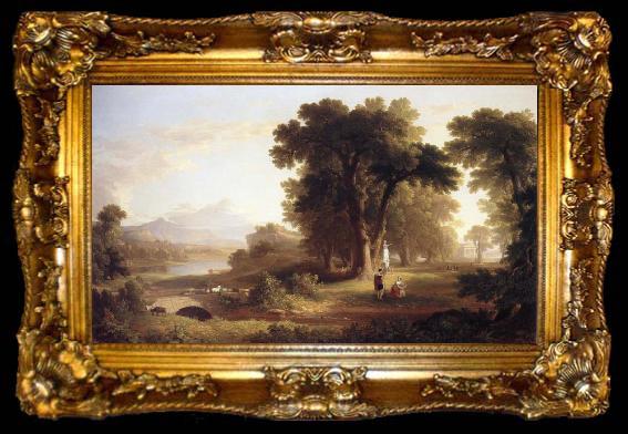 framed  Asher Brown Durand The Morning of Life, ta009-2